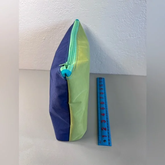 Handmade Water-Repellent Nylon Vacation Colorblock Go Pouch Solid Colored Set - Picture 15 of 16